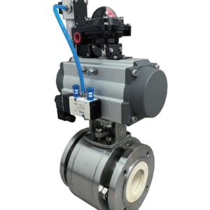 Pneumatic ceramic ball valves