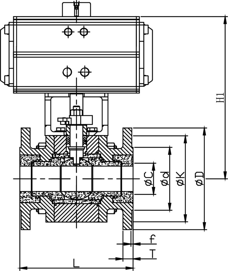 Pneumatic ceramic ball valves - Image 2